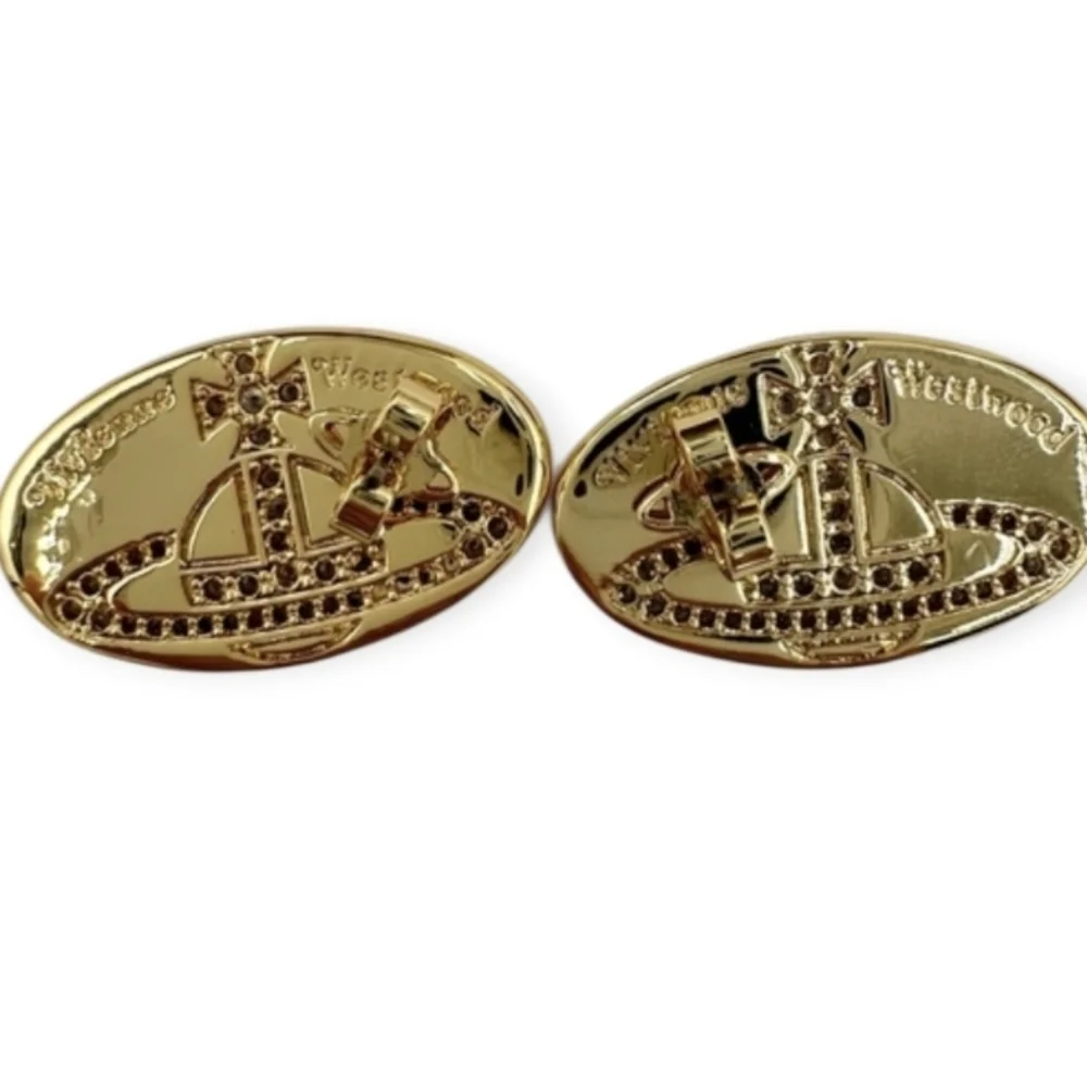 Vivienne Westwood Mini Bas Relief Earrings In Dustbag - Picture 4 of 9